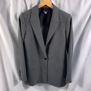 Tommy Hilfiger Grey Single-Breasted Blazer Size 6